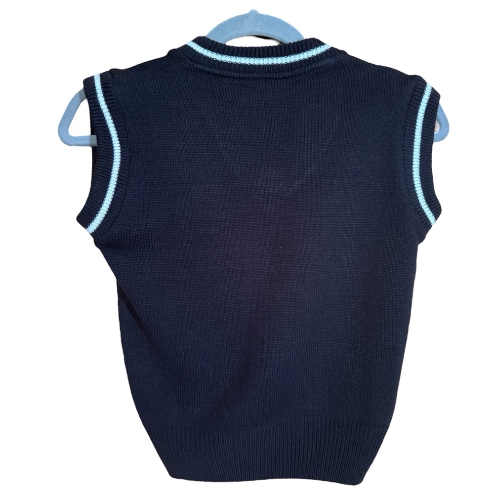 Notre Dame Flynn O’Hara Black & White sweater Vest in Youth Small - Picture 2 of 4